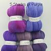 5 Shades of Purple