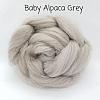 Grey Baby Alpaca